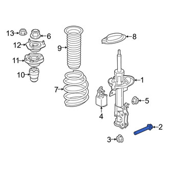 Ford OE - Front Lower Suspension Strut Bolt