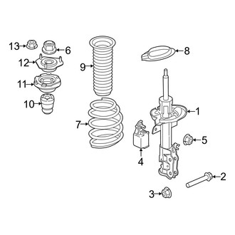 Ford OE - Front Suspension - Struts & Components