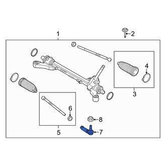 Ford OE - Inner Steering Tie Rod End