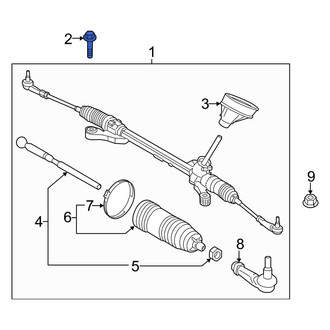 Ford OE - Rack and Pinion Bolt