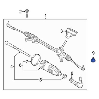Ford OE - Engine Mount Nut