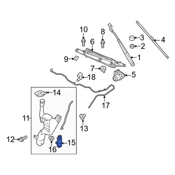 Windshield Washer Pump