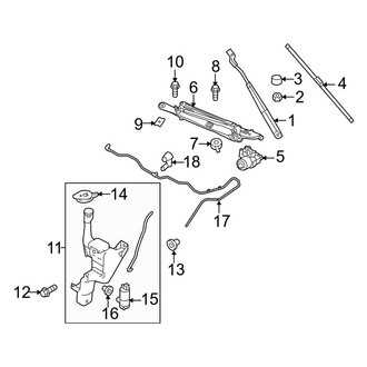 Ford OE - Windshield - Wiper & Washer Components