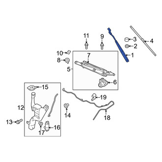 Ford OE - Rear Wiper Arm