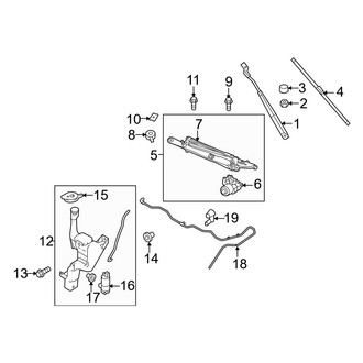 Ford OE - Windshield - Wiper & Washer Components