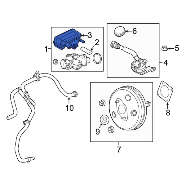 Ford OE AE8Z2C251A Brake Fluid Level Sensor