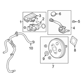 Ford OE - Cowl - Components on Dash Panel (S / SE / SEL / SES Standard Tr)