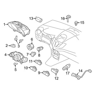 Ford OE - Instrument Panel - Cluster & Switches (SE)