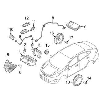 Ford OE - Instrument Panel - Sound System