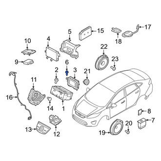 Ford OE - GPS Navigation System Screw