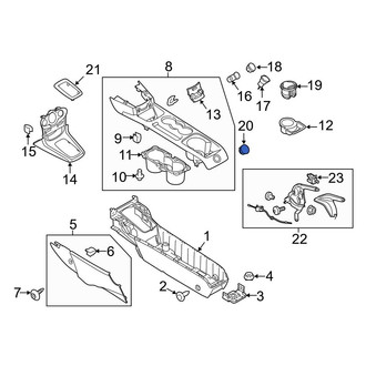 Ford OE - 12 Volt Accessory Power Outlet Cover
