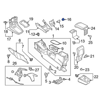 Ford OE - 12 Volt Accessory Power Outlet Cover