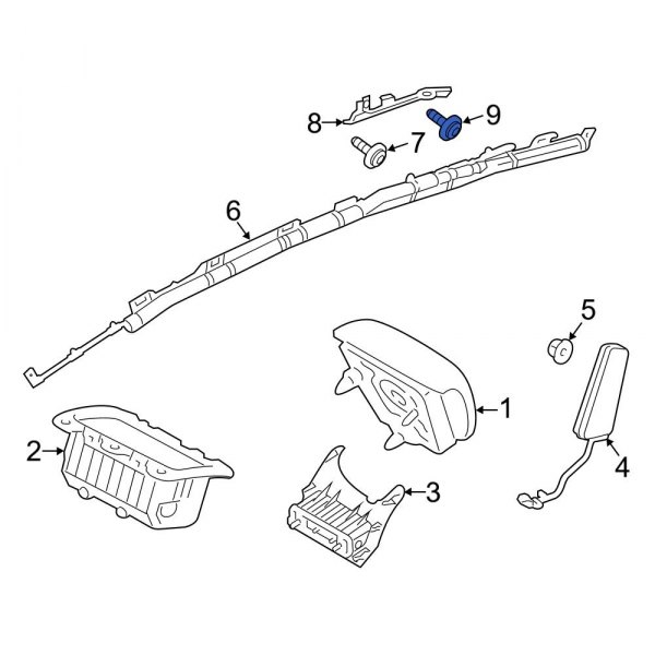 Curtain Air Bag Screw