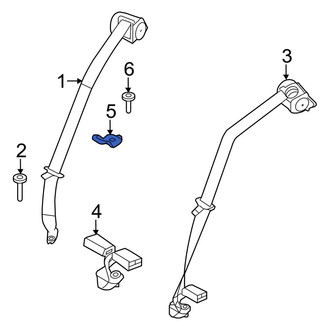 Ford OE - Rear Child Restraint Anchor Plate