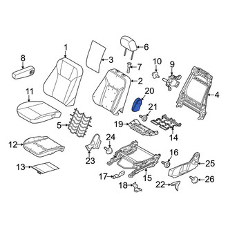 Ford OE - Front Left Seat Back Recliner Adjustment Handle