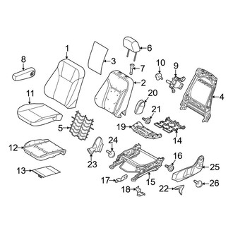 Ford OE - Seats & Tracks - Driver Seat Components (From 12/05/2011)
