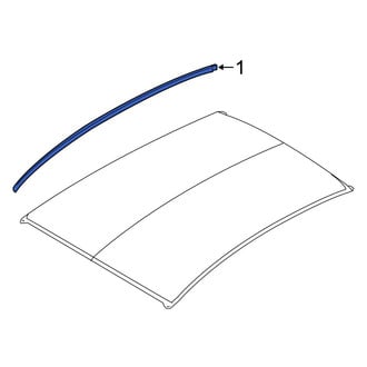 Ford OE BE8Z5450462A - Right Roof Molding
