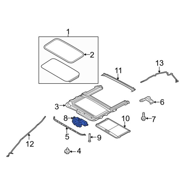 Sunroof Motor