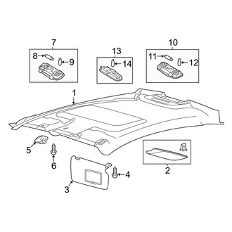 Ford OE - Roof - Interior Trim (S / SE / Titanium Sedan)