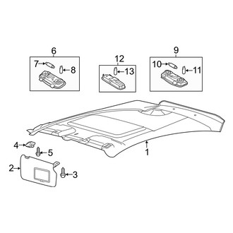 Ford OE - Roof - Interior Trim (Hatchback)