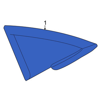 Ford OE - Left Vent Window Assembly