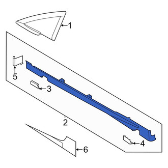 Ford OE - Left Rocker Panel Guard