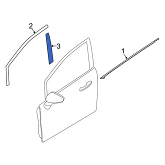 Ford OE - Front Left Door Applique