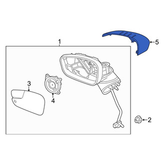 Ford OE - Front Right Door Mirror Cover