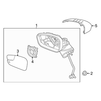 Ford OE - Front Door - Outside Mirrors (W/O Power)