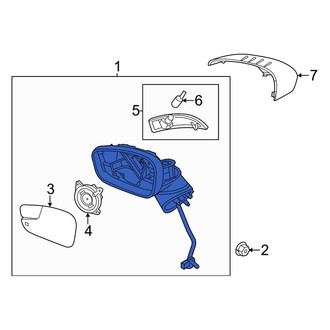 Ford OE - Front Left Door Mirror