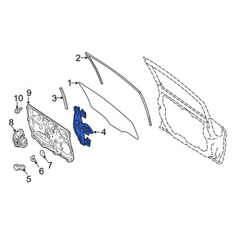 Ford OE - Front Right Window Regulator