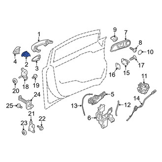 Ford OE - Front Left Door Lock Cylinder