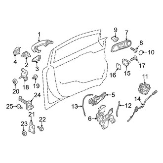 Ford OE - Front Door - Lock & Hardware