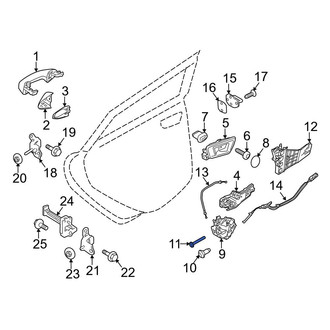 Ford OE - Door Latch Screw