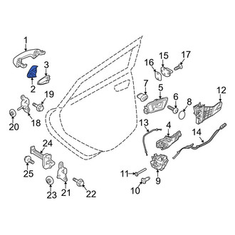 Ford OE - Rear Interior Door Handle Trim