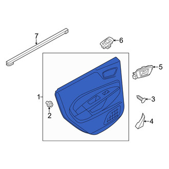 Ford OE - Front Left Inner Door Interior Trim Panel
