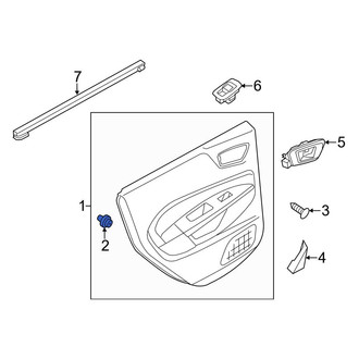 Ford OE - Rear Door Interior Trim Panel Retainer