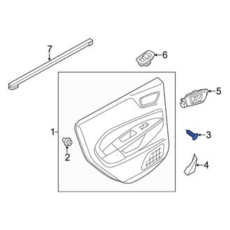 Ford OE - Front Door Interior Trim Panel Screw