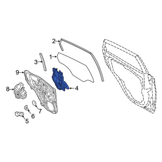 Ford OE - Rear Left Window Regulator