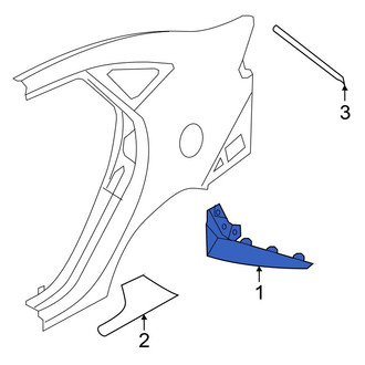 Ford OE - Rear Right Mud Guard