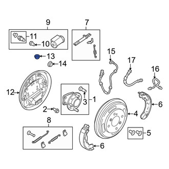 Ford OE - Drum Brake Inspection Plug