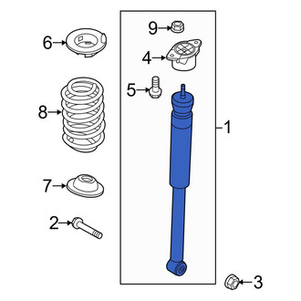 Ford OE - Rear Suspension Shock Absorber