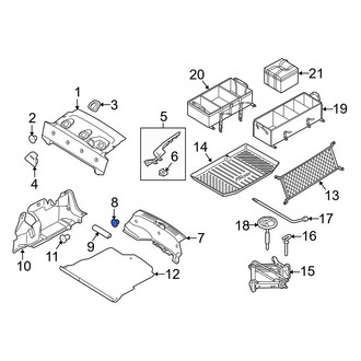 Ford OE - Rear Body Panel Trim Panel Clip