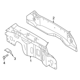 Ford OE - Rear Body & Floor - Rear Body (S / SE / ST / Titanium Hatchback)