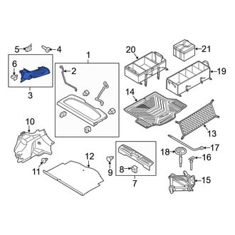 Ford OE - Rear Left Package Tray Trim Bracket