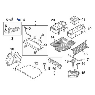 Ford OE - Package Tray Bolt