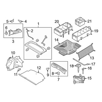 Ford OE - Rear Body & Floor - Interior Trim (SE / SES Hatchback)
