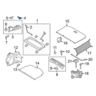 Ford OE - Package Tray Bolt