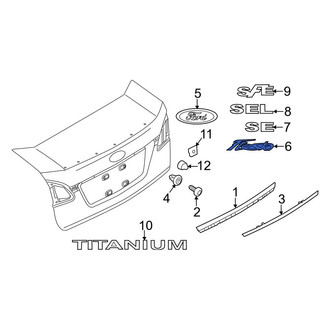 Ford OE - Rear Deck Lid Emblem