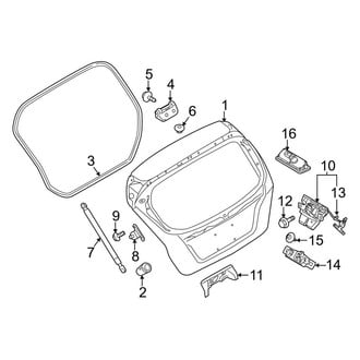 Ford OE - Lift Gate (SE / SES Hatchback)